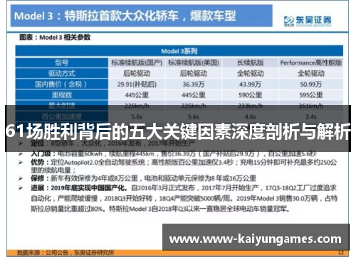 61场胜利背后的五大关键因素深度剖析与解析