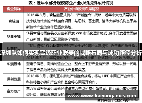 深圳队如何实现晋级职业联赛的战略布局与成功路径分析