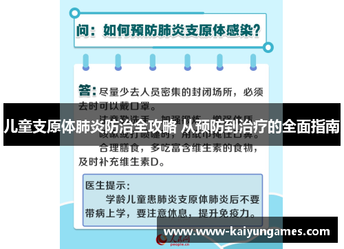 儿童支原体肺炎防治全攻略 从预防到治疗的全面指南